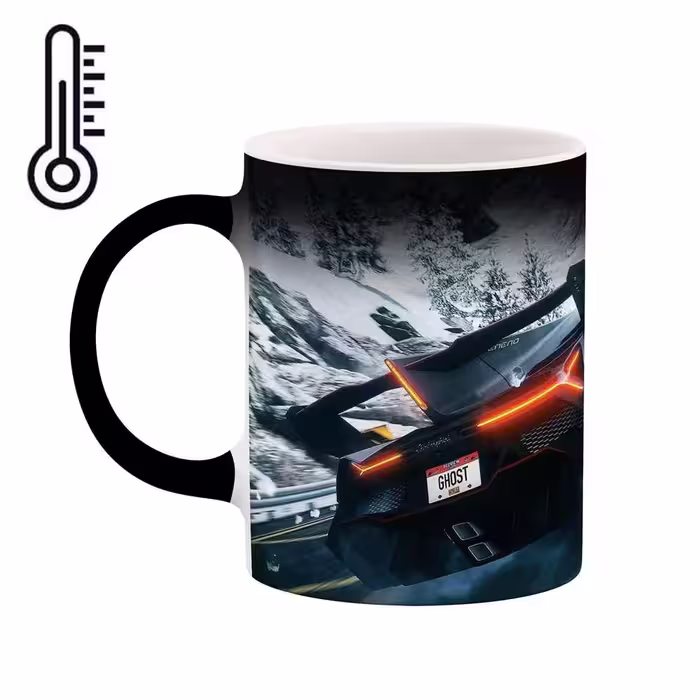 ماگ حرارتی طرح ماشین lamborghini huracan مدل mgph15523