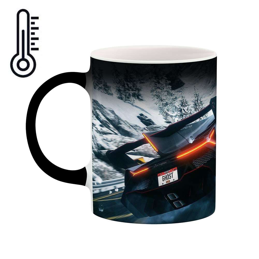 ماگ حرارتی طرح ماشین lamborghini huracan مدل mgph15523