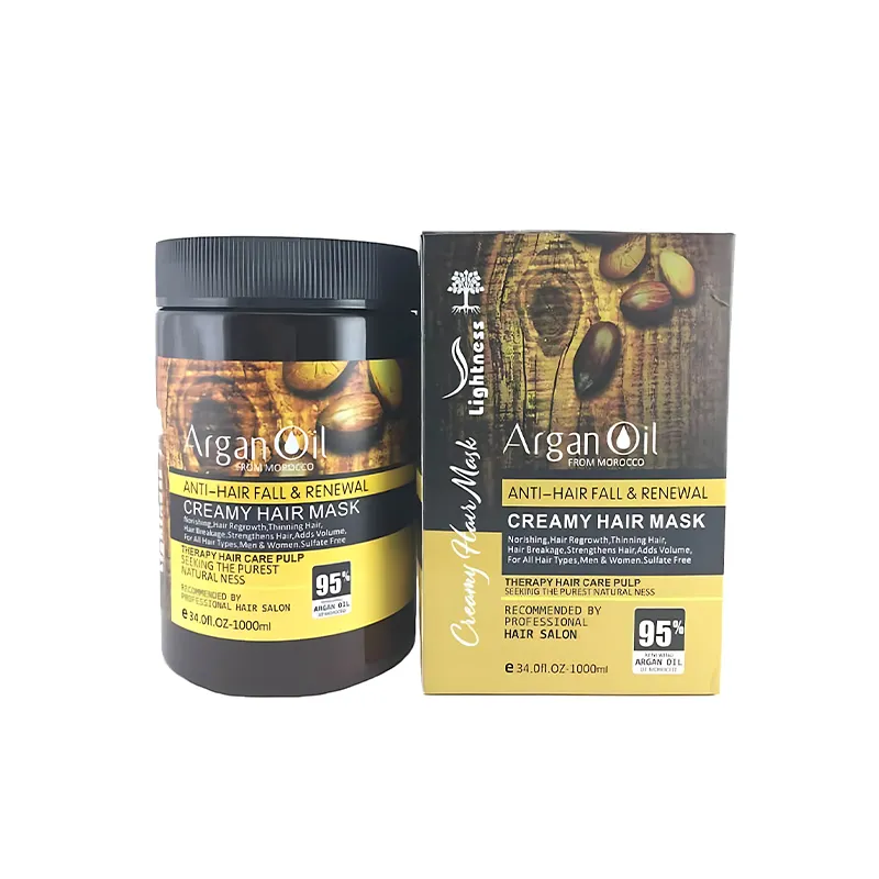 ماسک مو بدون سولفات روغن آرگان لایتنس[100%اصل]