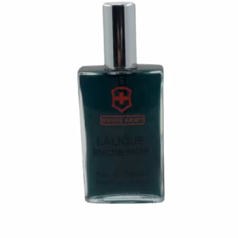 ادو پرفیوم مردانه سوئیس آرمی مدل LALIQUE ENCRE NOIR حجم 55 میلی لیتر