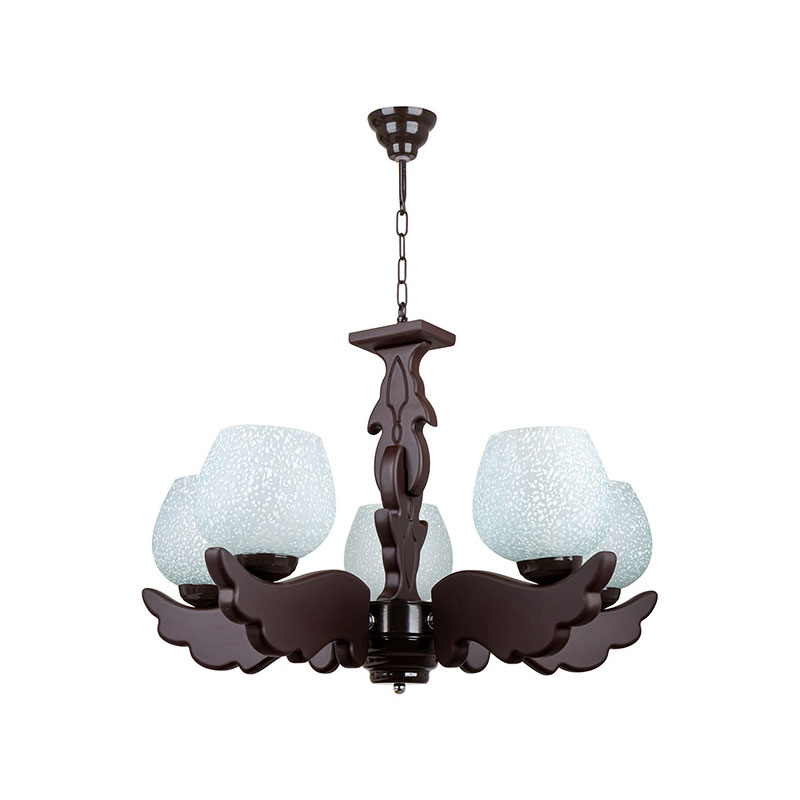 لوستر پنج شعله چشمه نور کد G650/5-BR