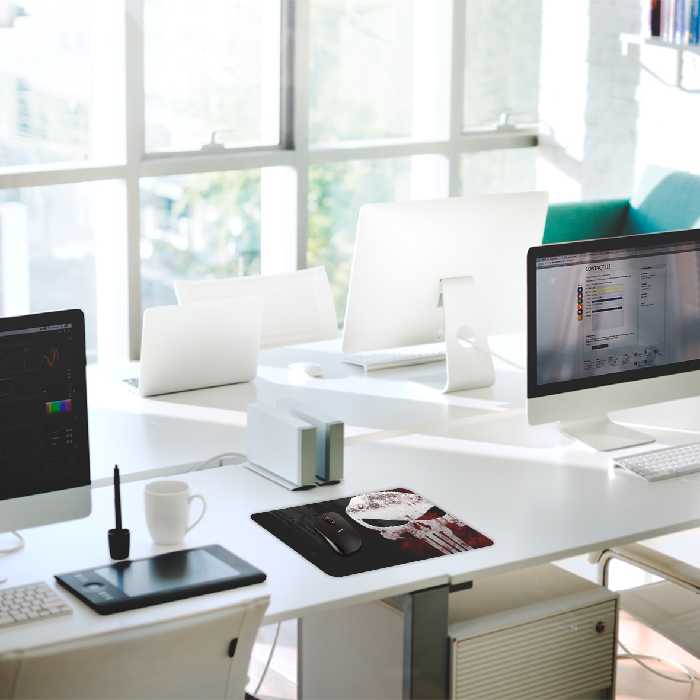 ماوس پد طرح punisher skull  مدل mpb3