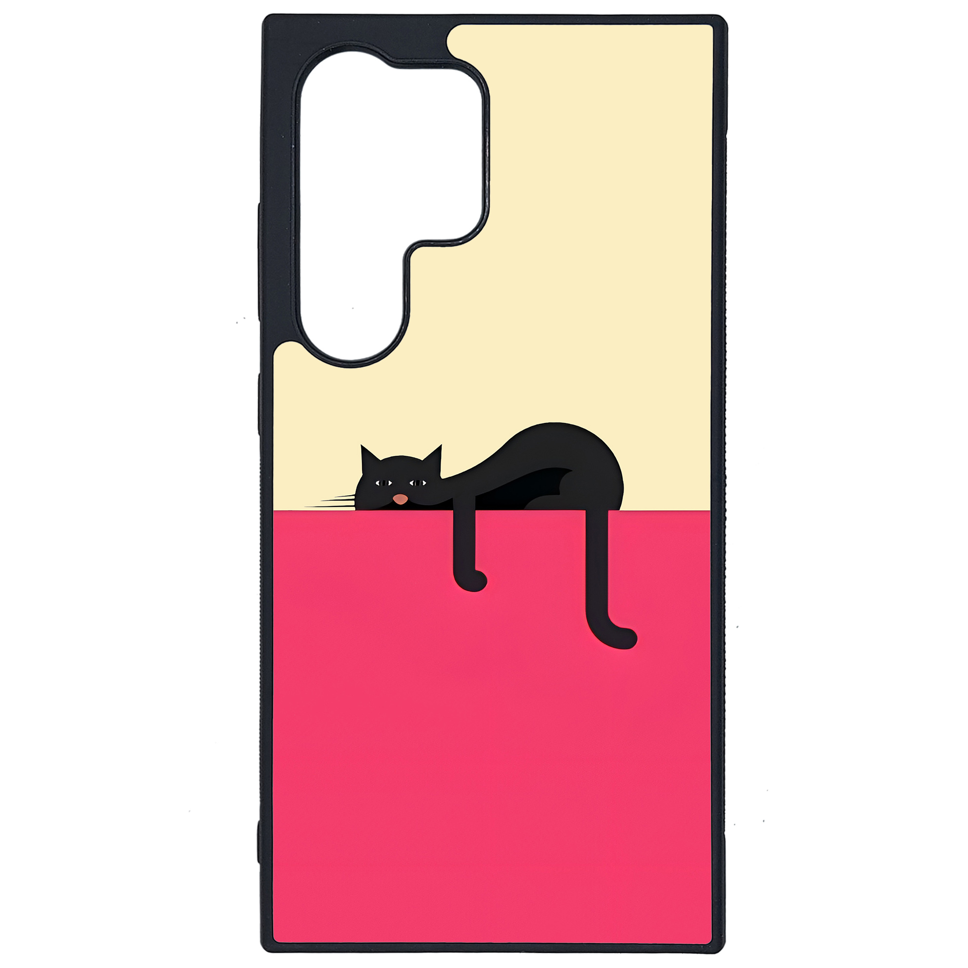 کاور طرح گربه کد G-114 مناسب برای گوشی موبایل سامسونگ Galaxy S24 Ultra | دیجی قاب دونی