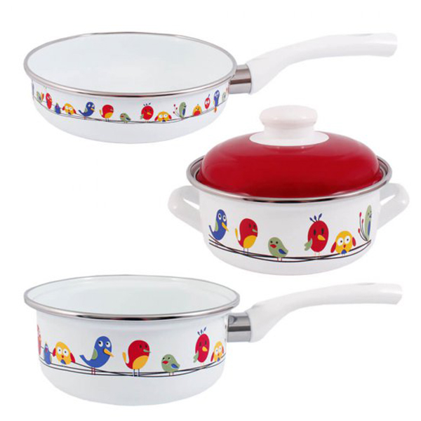 سرویس قابلمه کودک 4 پارچه ساواسان مدل پرنده