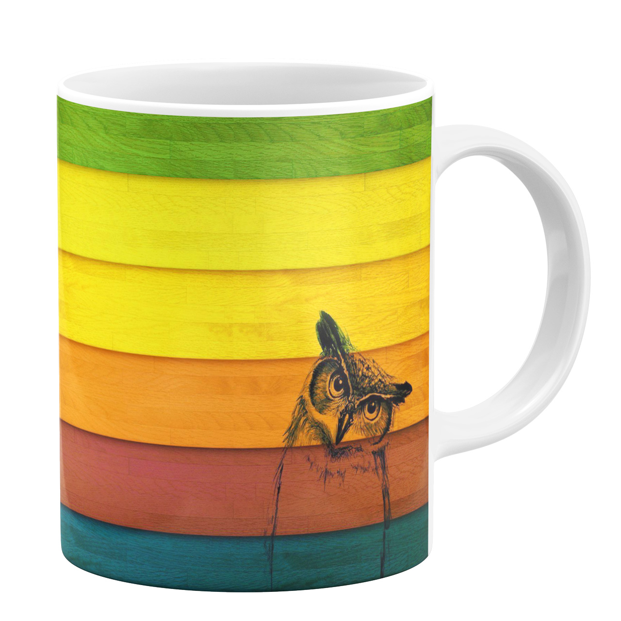 ماگ طرح جغد کد 10007