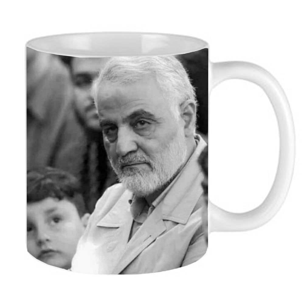 ماگ طرح حاج قاسم سلیمانی