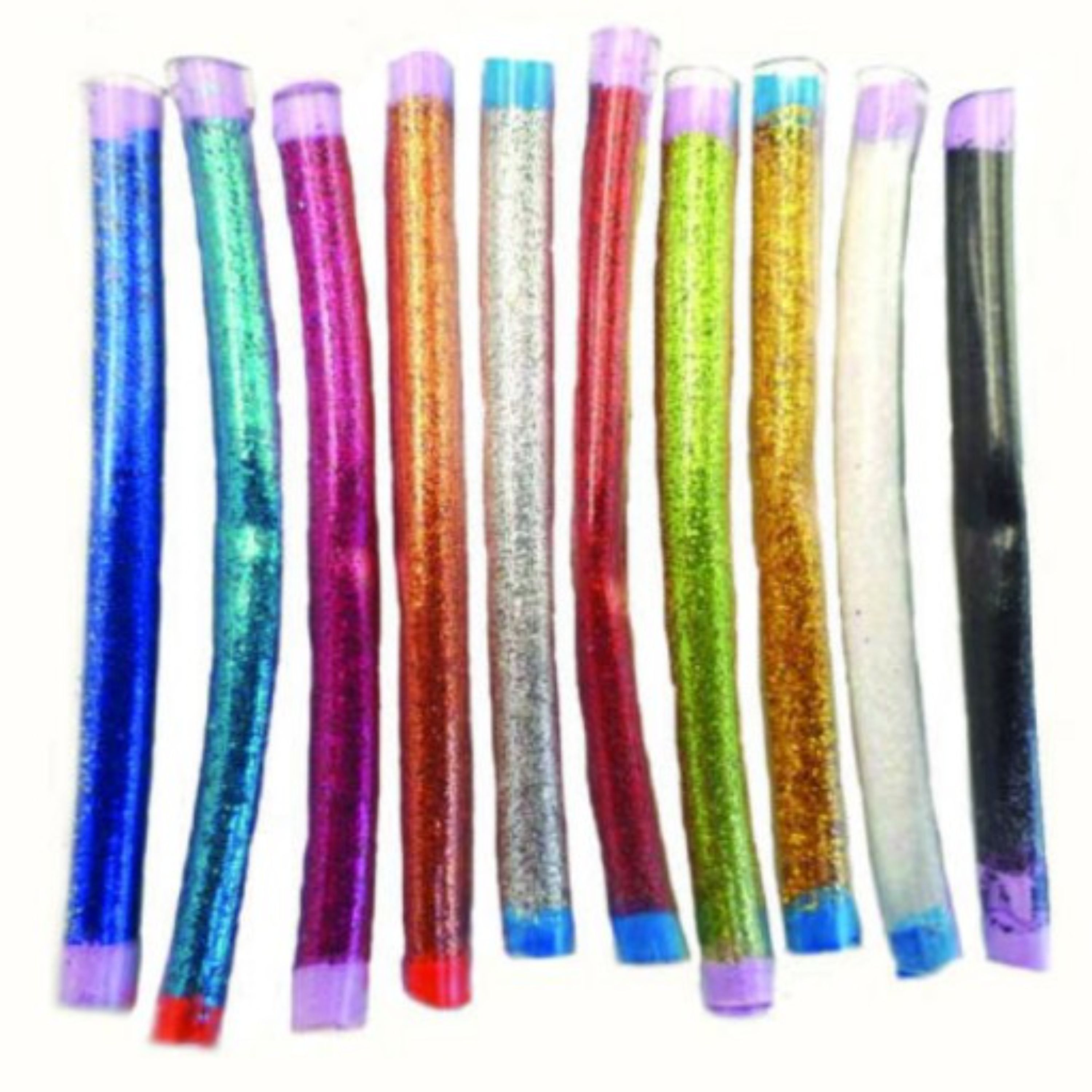 اکلیل مدل شلنگی بسته 10 رنگ (خرازی)