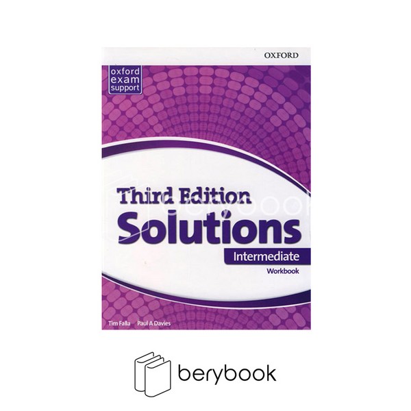 oxford / solutions / intermediate / دو جلدی / بنفش رنگ