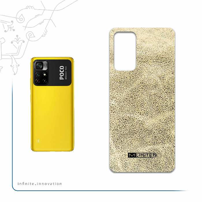 برچسب پوششی ماهوت مدل M-LIMITED-G-Chrome مناسب برای گوشی موبایل شیائومی Poco M4 Pro 5G بسته دو عددی