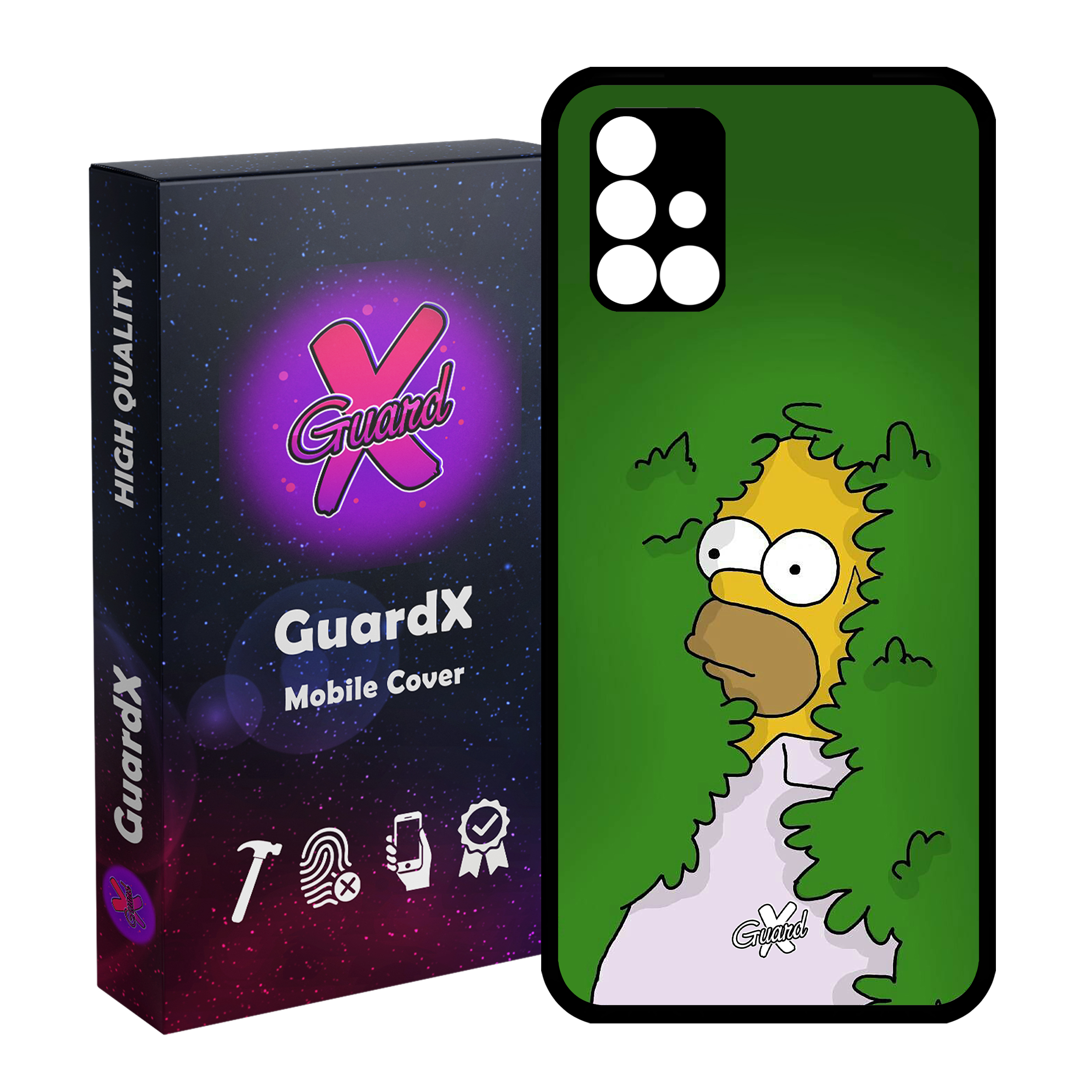 کاور گارد ایکس طرح Simpsons مدل Glass10111 مناسب برای گوشی موبایل سامسونگ Galaxy A51 5G