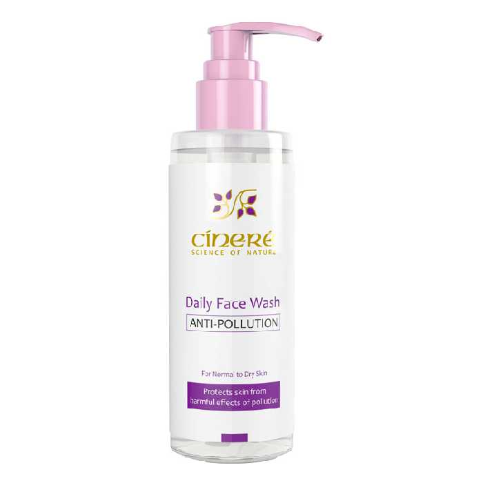 ژل شستشوی صورت سینره مخصوص پوست های معمولی تا خشک 200 میل مرطوب کننده و ضد آلودگی هوا