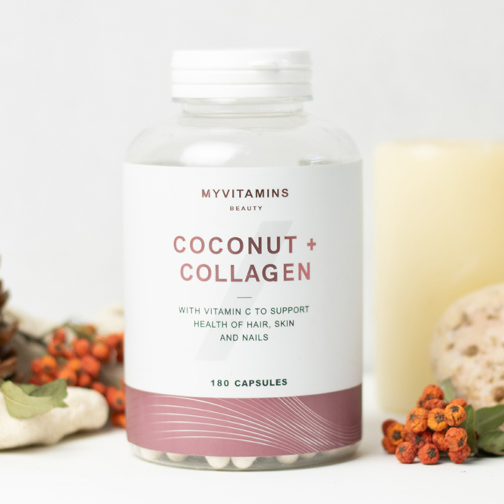 کپسول کوکونات کلاژن MyVitamins | مکمل طبیعی برای سلامت پوست، مو و مفاصل