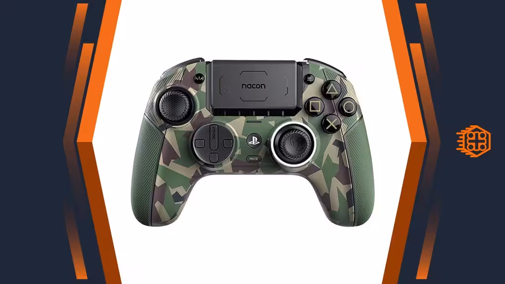 کنترلر بی سیم Nacon Revolution 5 Pro مخصوص PlayStation – طرح Forest Camo