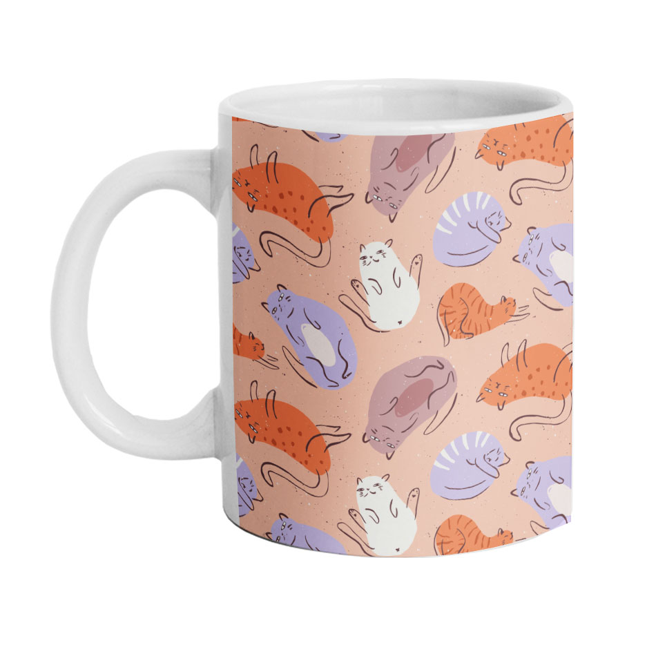 ماگ دارلی طرح گربه فانتزی مدل MG1621