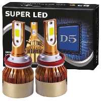 هدلایت دو طرفه ام زد ام مدل D5 پایه 9006 با یکسال گارانتی