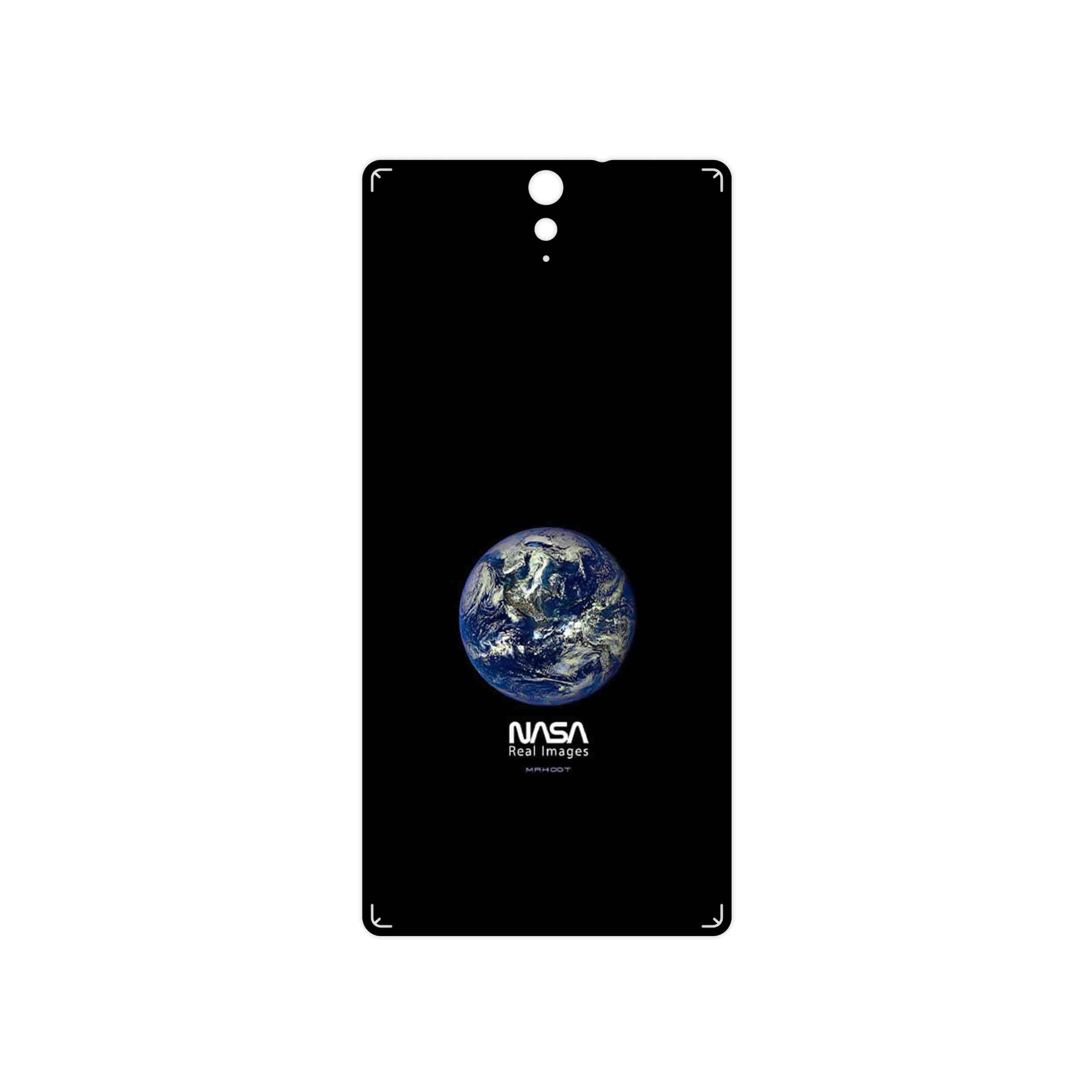 برچسب پوششی ماهوت مدل NASA Home Earth مناسب برای گوشی موبایل سونی Xperia C5