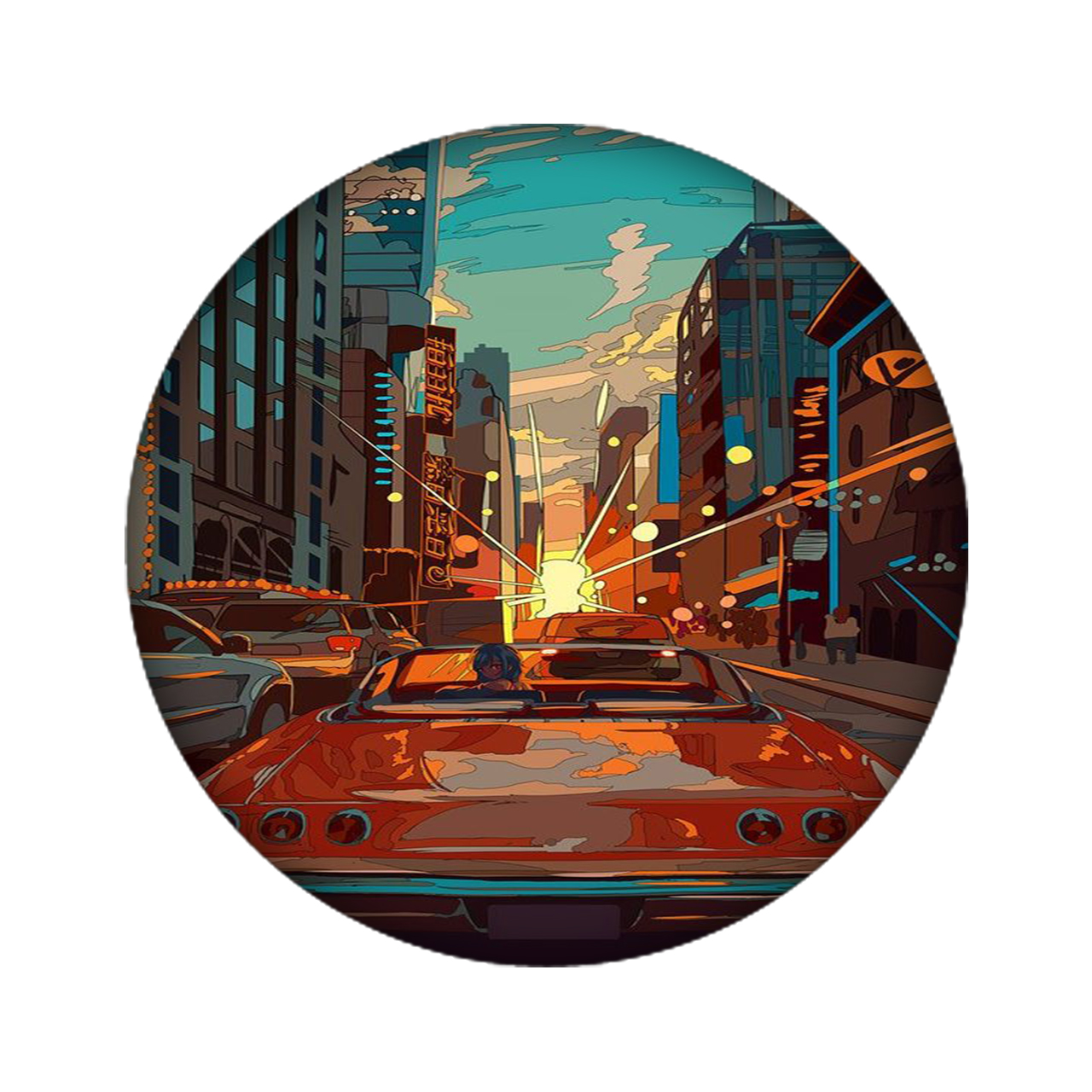 زیر لیوانی مدل ماشین کد 1523