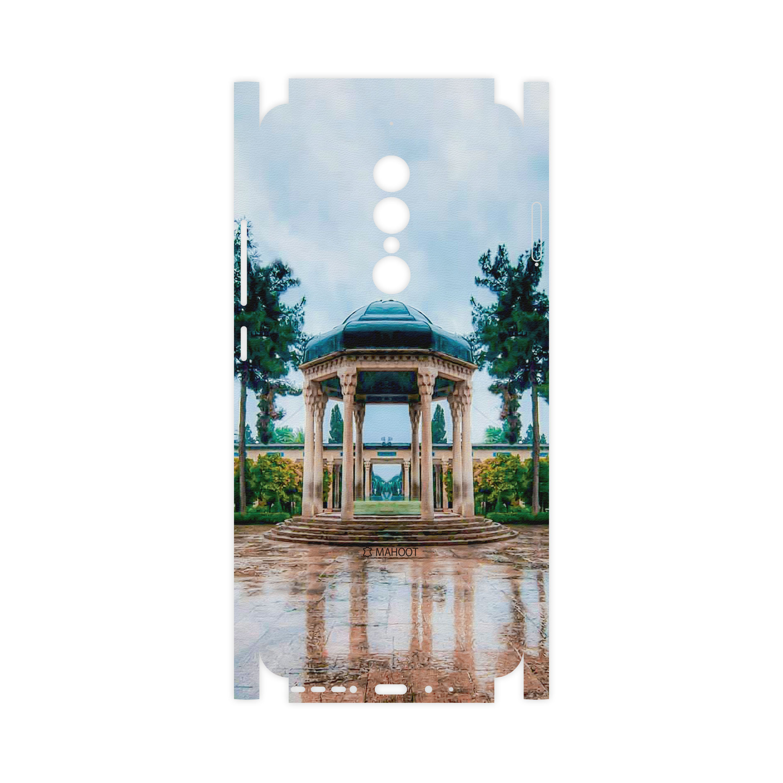 برچسب پوششی ماهوت مدل HAFEZ-Tomb-FullSkin  مناسب برای گوشی موبایل جی ال ایکس Shahin