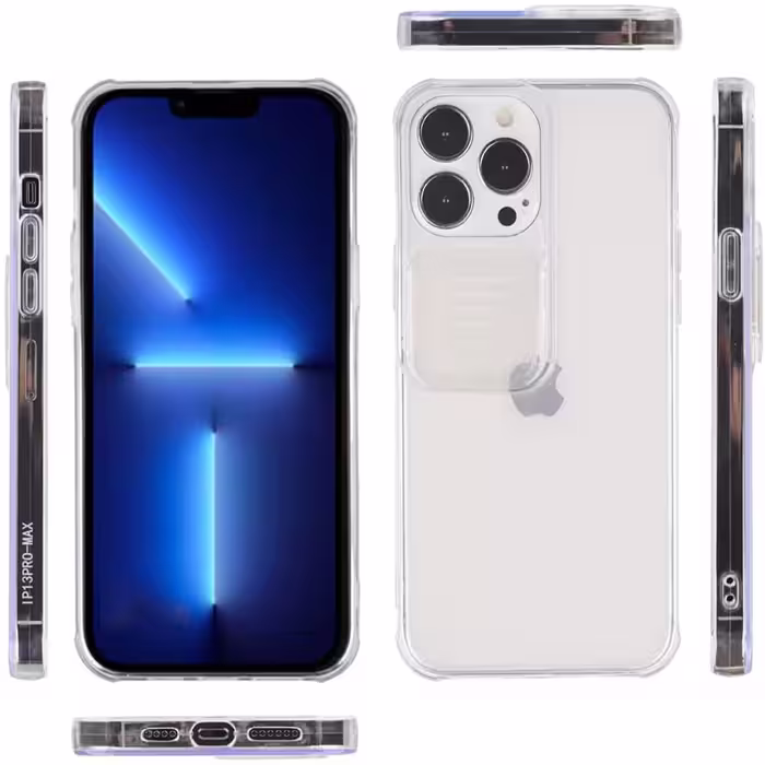 کاور مدل محافظ لنز کشویی مناسب برای گوشی موبایل اپل iPhone 13 Pro Max