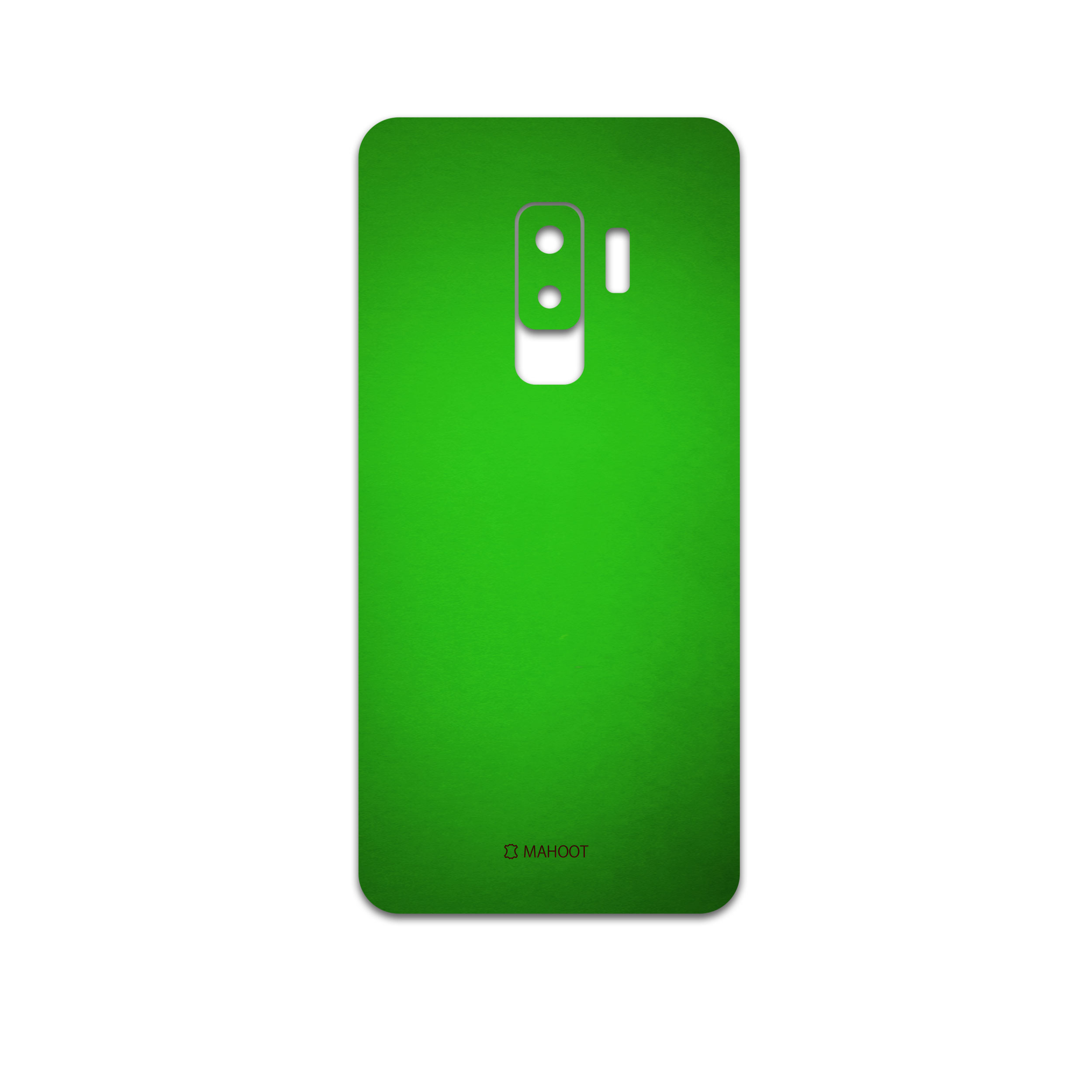 برچسب پوششی ماهوت مدل Metallic-Green مناسب برای گوشی موبایل سامسونگ Galaxy S9 Plus