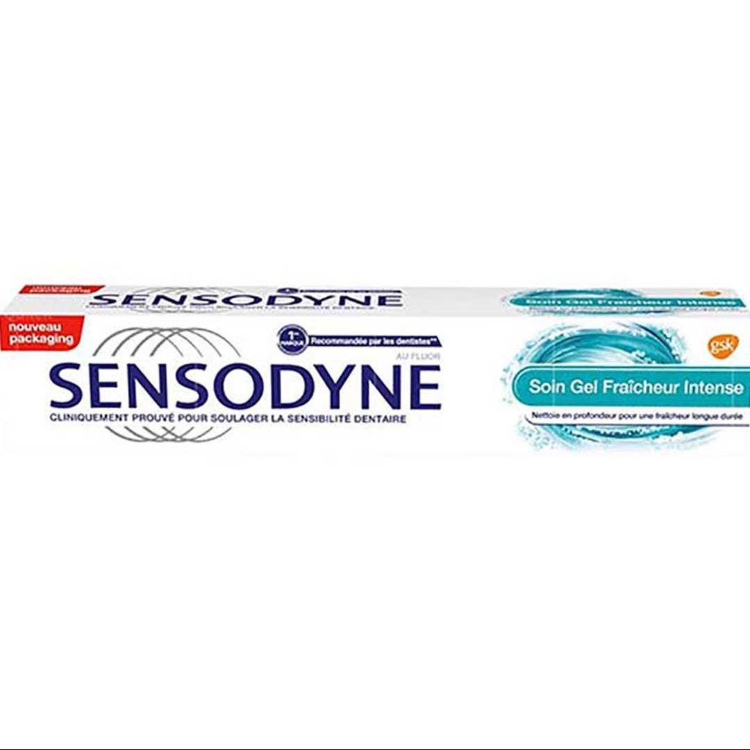 خمیردندان طراوت بخش سنسوداین 75 میلی لیتر مدل Sensodyne Soine Gel Fraicheur Inte