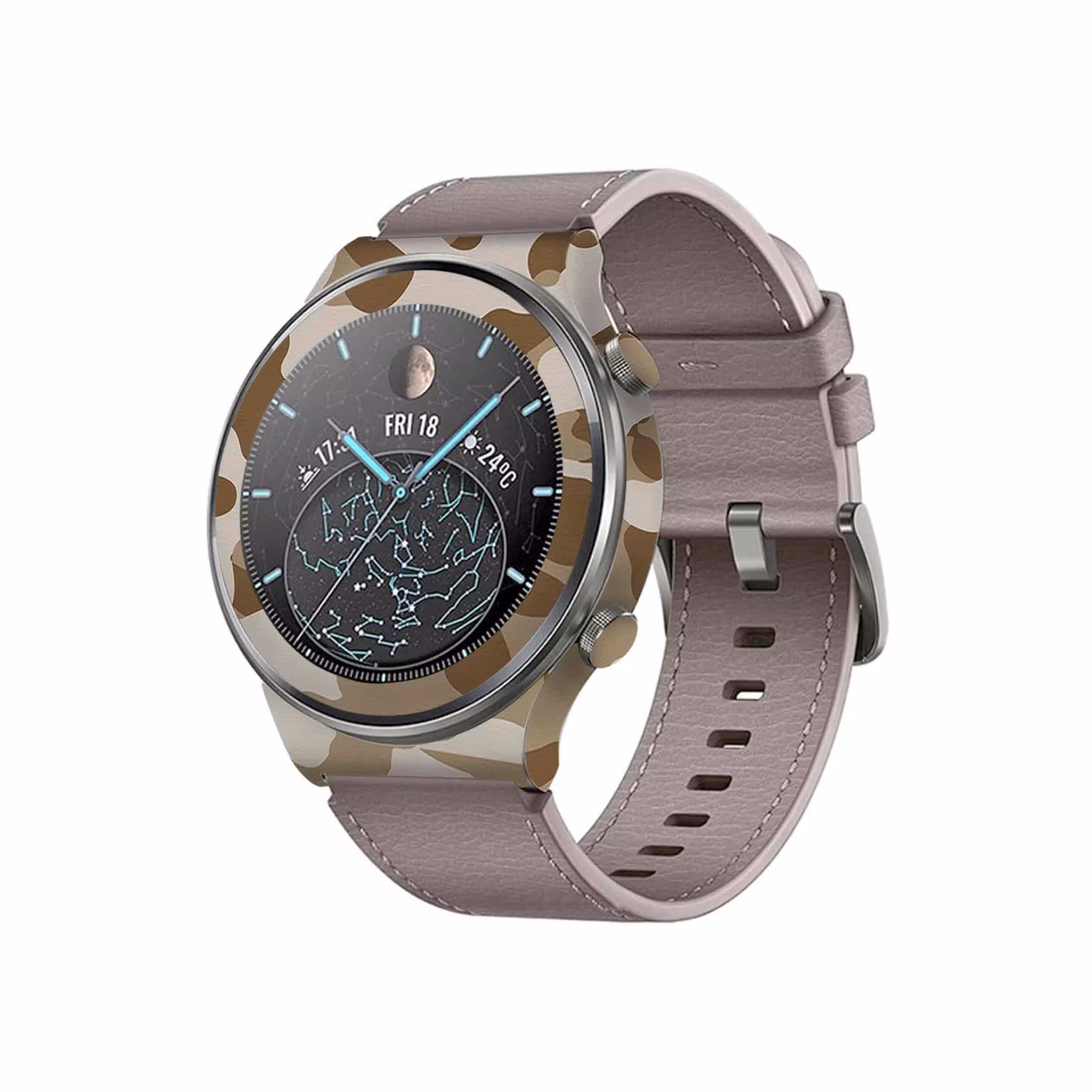 برچسب ماهوت طرح Army Desert مناسب برای ساعت هوشمند هوآوی Watch GT 2 Pro
