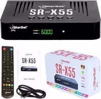 اندروید باکس و گیرنده StarSat SR-X55 4K