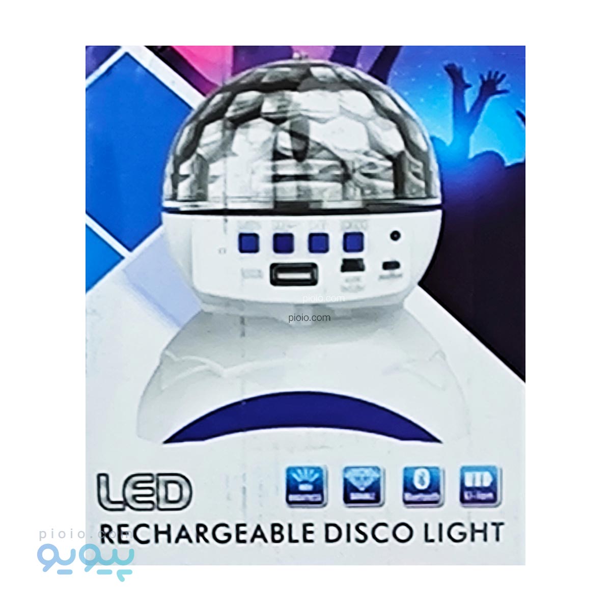 اسپیکر و رقص نور بلوتوثی تک و عمده