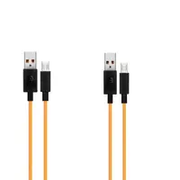  کابل تبدیل USB به microUSB ریلمی کد 007 طول 1 متر بسته 2 عددی