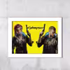 تابلو طرح  cyberpunk 2077 مدل 114w مجموعه 3 عددی