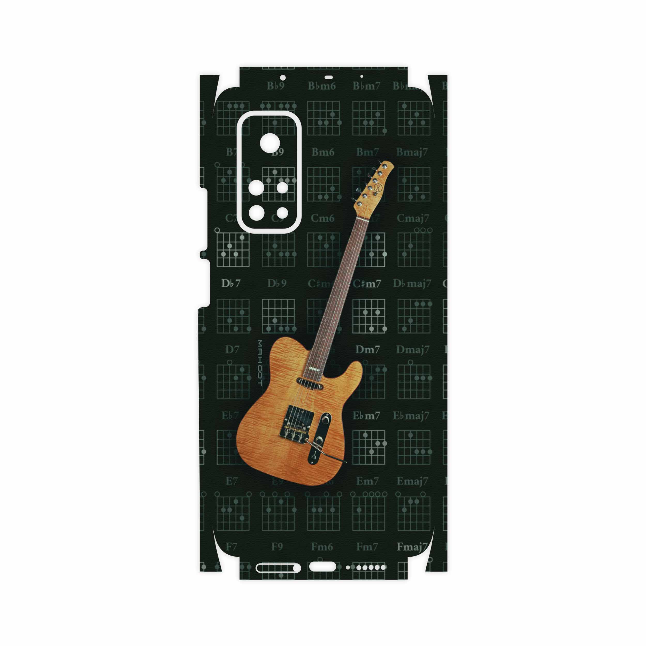 برچسب پوششی ماهوت مدل Guitar-Instrument-FullSkin مناسب برای گوشی موبایل شیائومی Mi 10T Pro 5G