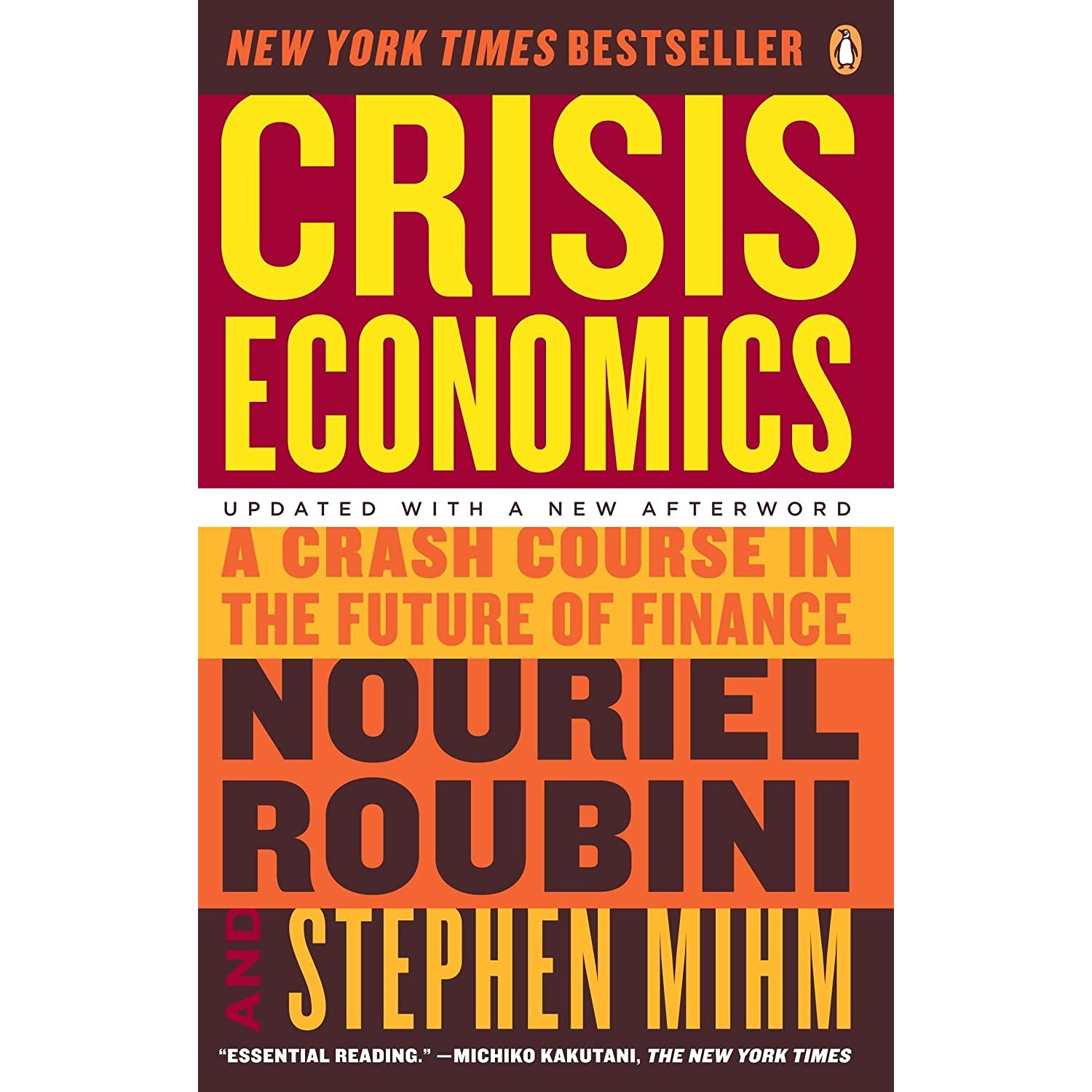 کتاب Crisis Economics اثر Nouriel Roubini and Stephen Mihm انتشارات پنگوئین