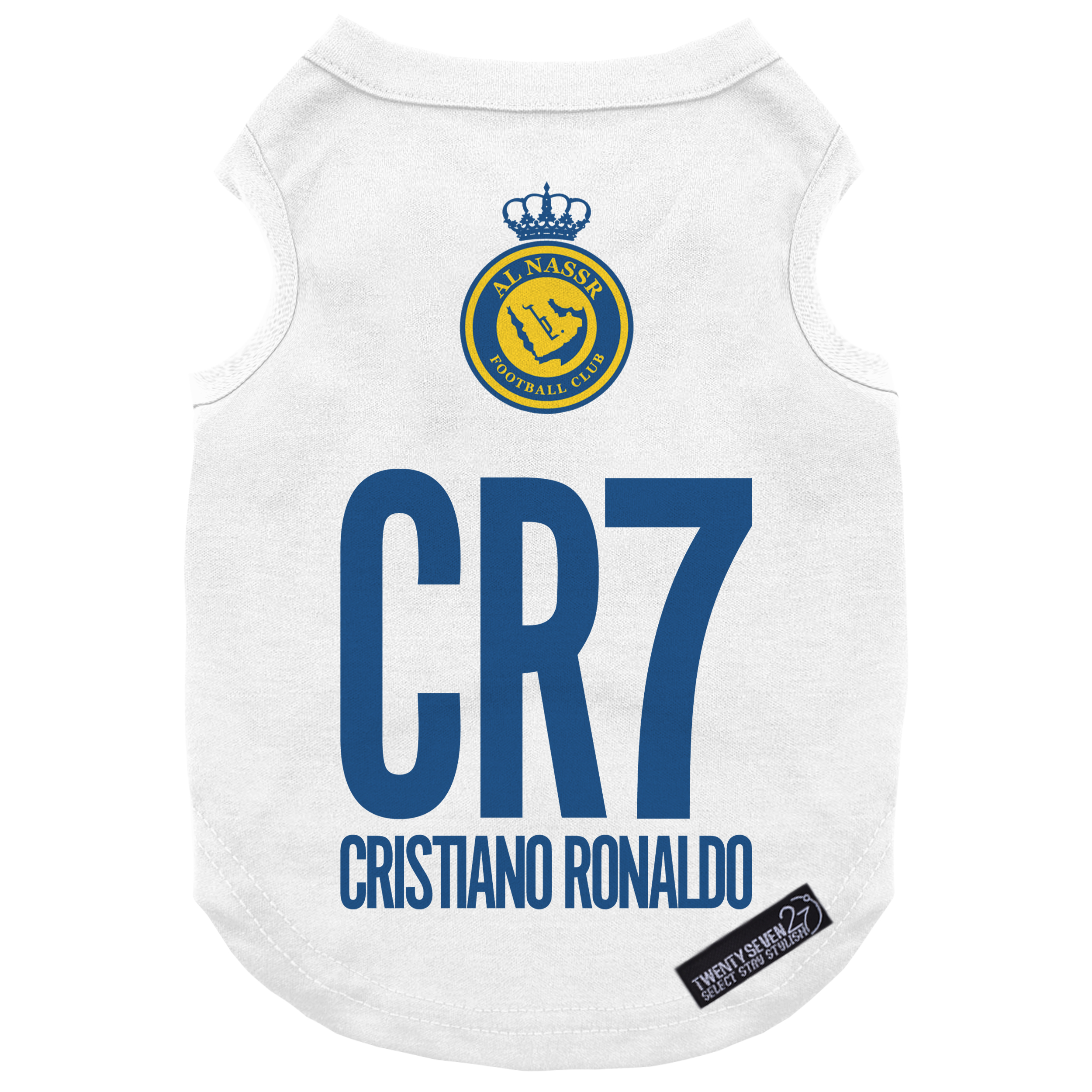 لباس سگ و گربه 27 طرح Al Nasr CR7 کد MH881 سایز S