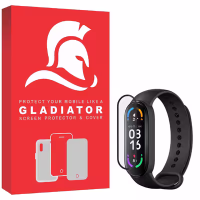 محافظ صفحه نمایش گلادیاتور مدل GWP1000 مناسب برای ساعت هوشمند شیائومی Mi Band 6