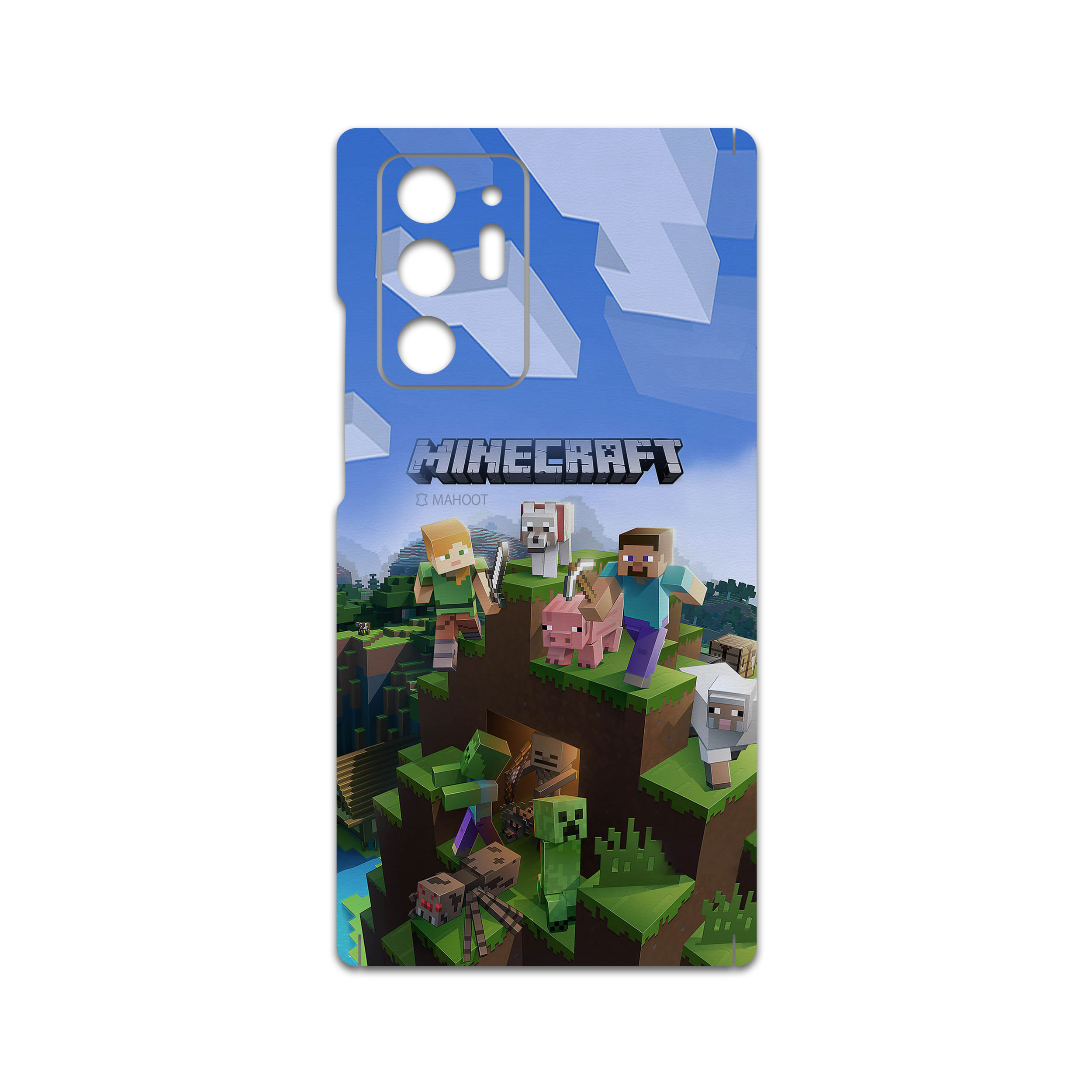 برچسب پوششی ماهوت مدل Minecraft-Game مناسب برای گوشی موبایل سامسونگ Galaxy Note20 Ultra