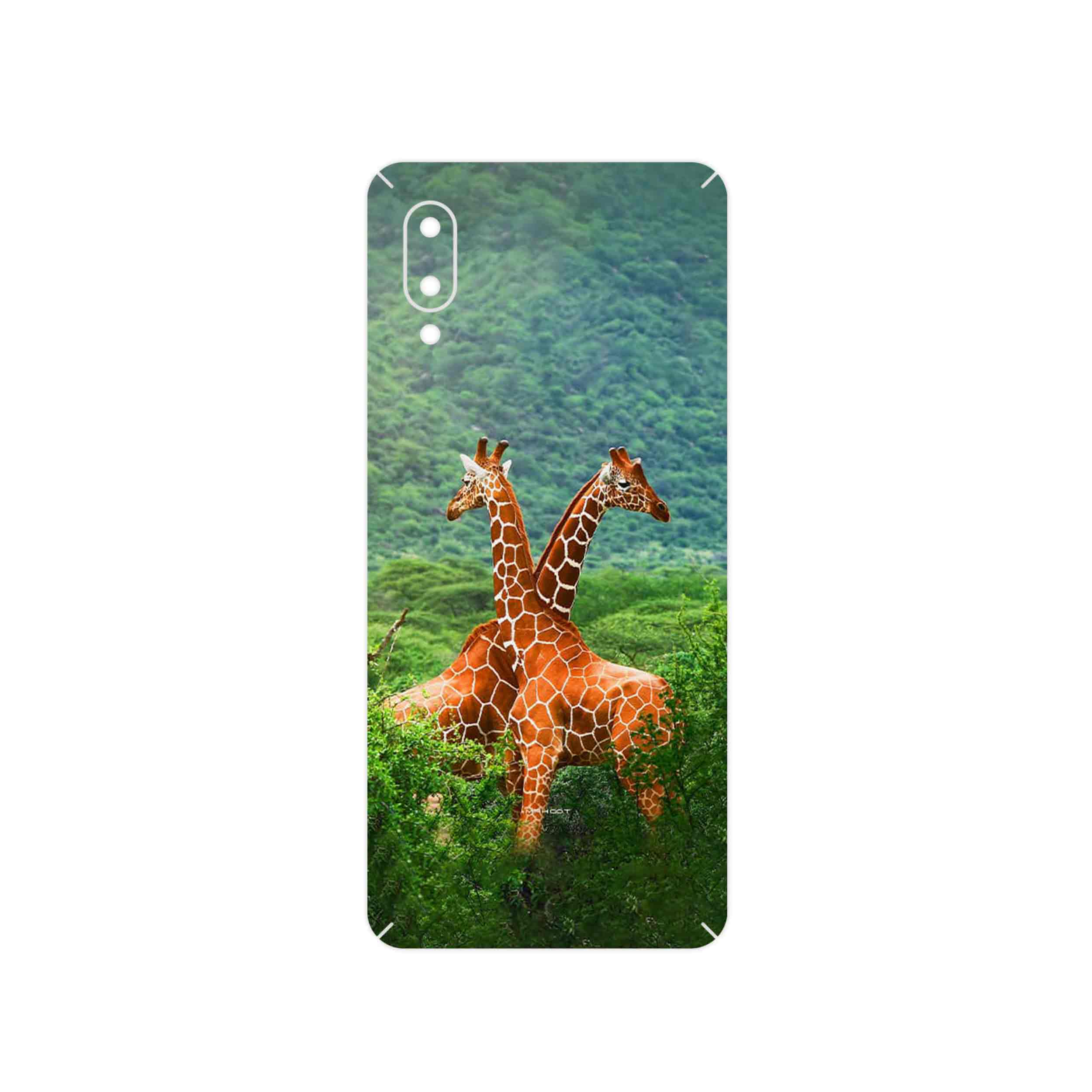 برچسب پوششی ماهوت مدل Giraffe مناسب برای گوشی موبایل سامسونگ Galaxy A02