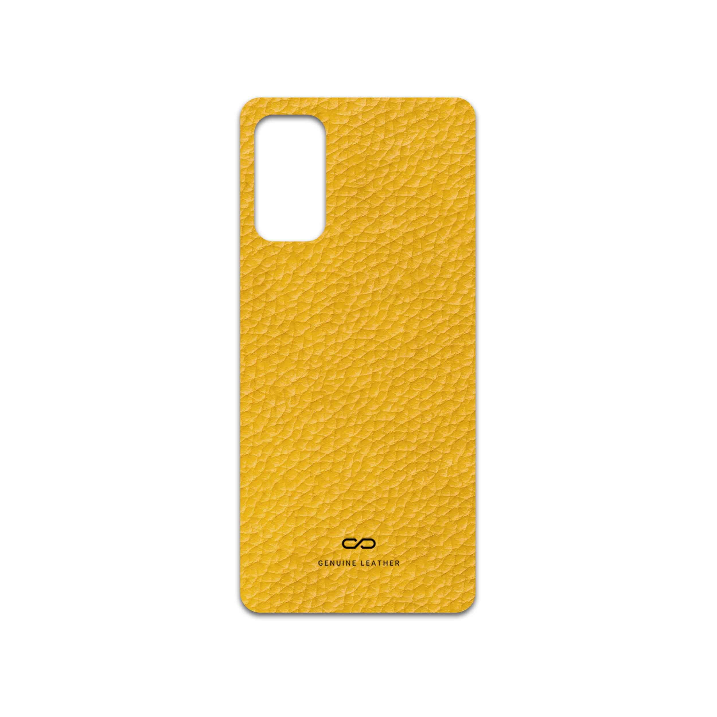 برچسب پوششی ماهوت مدل Mustard-Leather مناسب برای گوشی موبایل سامسونگ Galaxy M52 5G