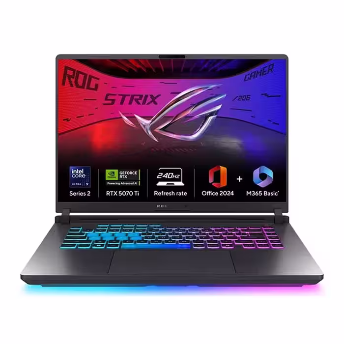 لپ تاپ گیمینگ ایسوس ASUS ROG Strix G16 G615LR Ultra 9 275HX 64GB RAM 1TB SSD RTX 5070 Ti 12GB