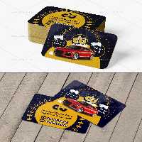 طرح کارت ویزیت کارواش | گرافیک با طعم تربچه