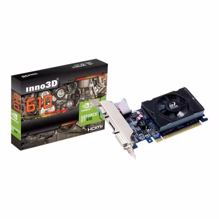 کارت گرافیک اینو تری دی GT610LP با حافظه 2 گیگابایت