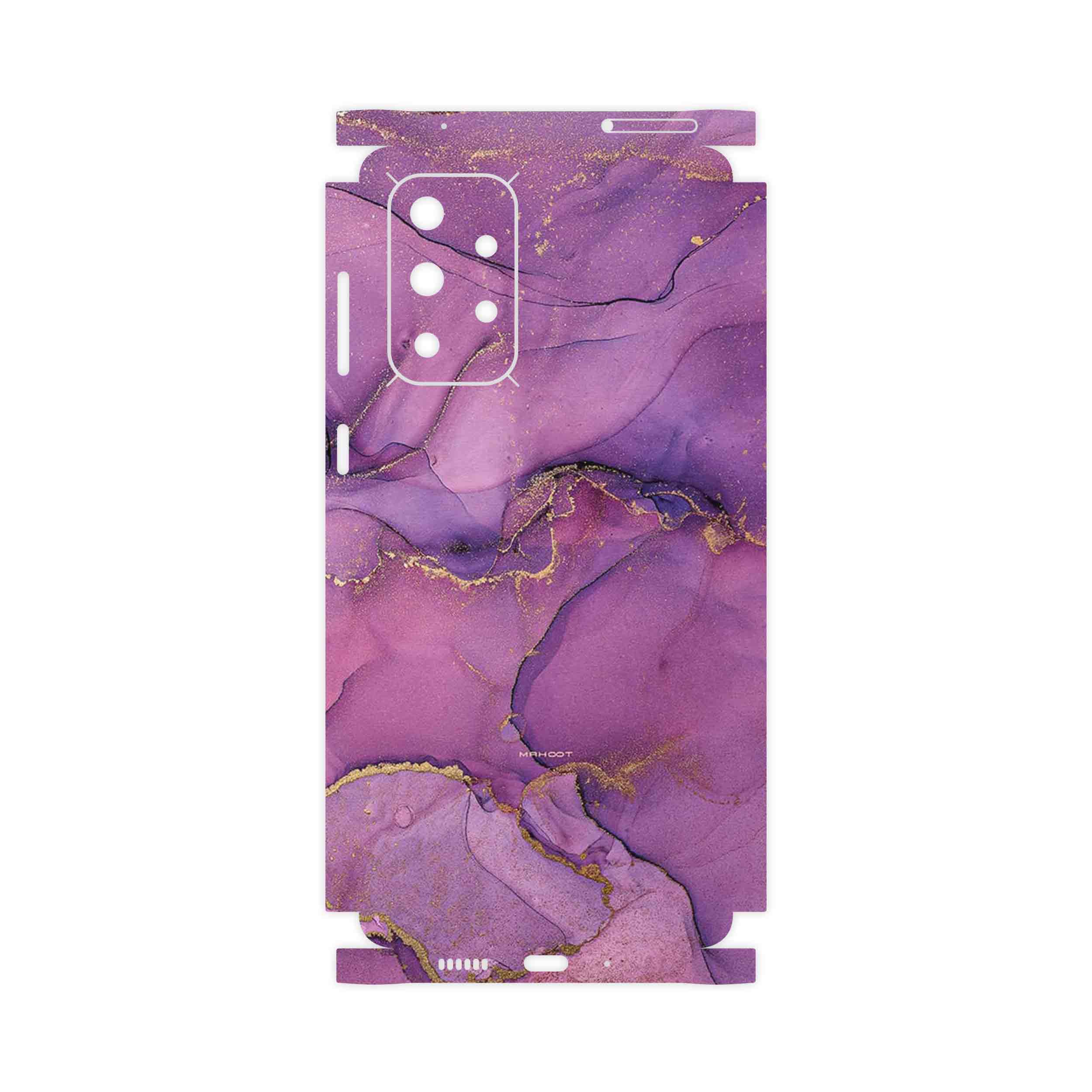 برچسب پوششی ماهوت مدل Purple Marble-FullSkin مناسب برای گوشی موبایل سامسونگ Galaxy A73 5G