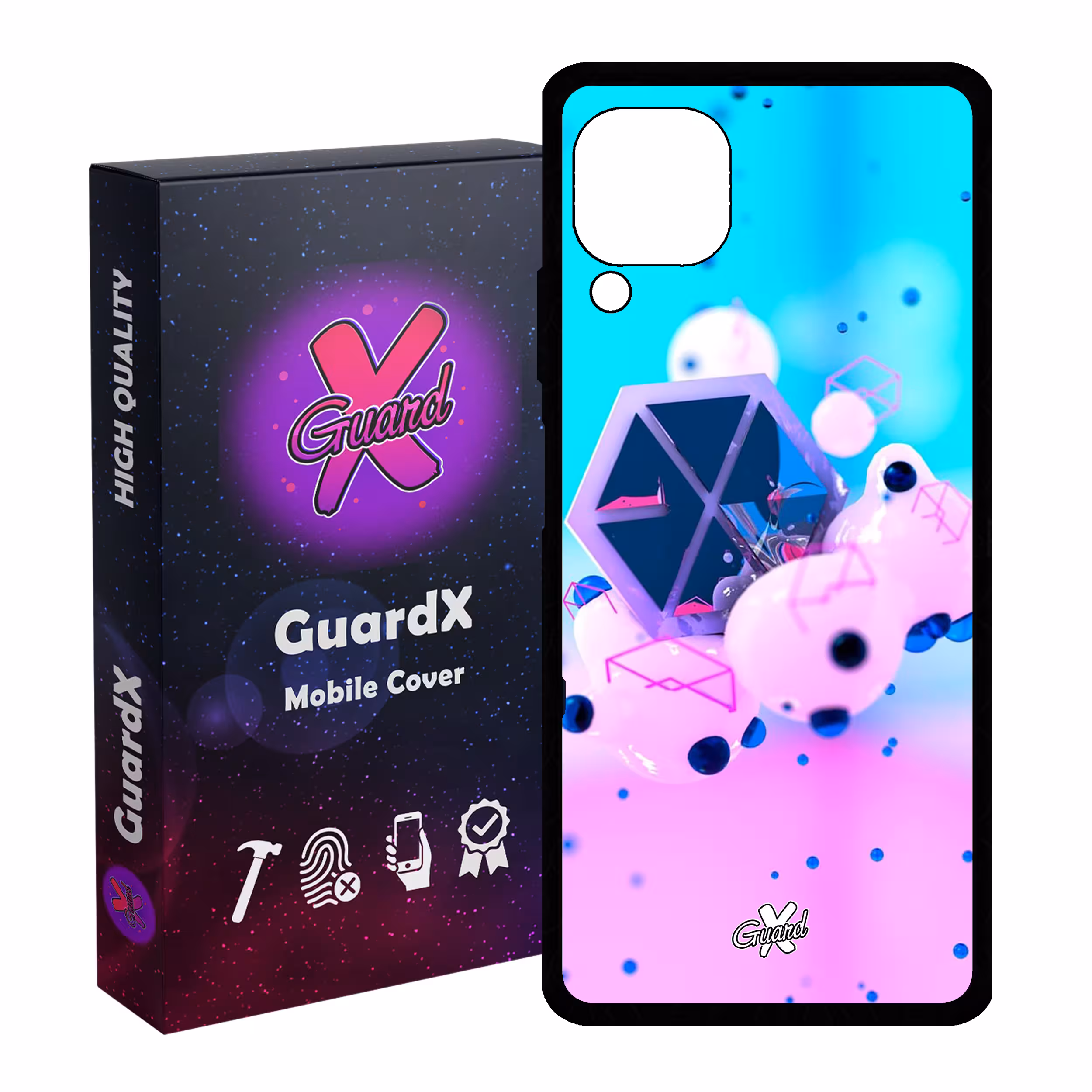 کاور گارد ایکس طرح Exo مدل Glass10023 مناسب برای گوشی موبایل هوآوی Nova 7i / Nova 6 SE / P40 Lite