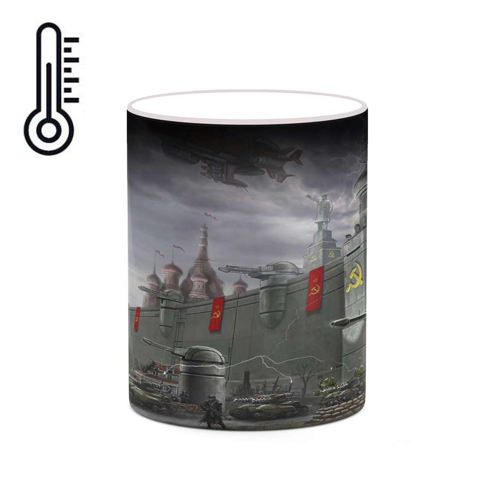 ماگ حرارتی کاکتی طرح بازی C&amp;C Red Alert 3 مدل mgh20916