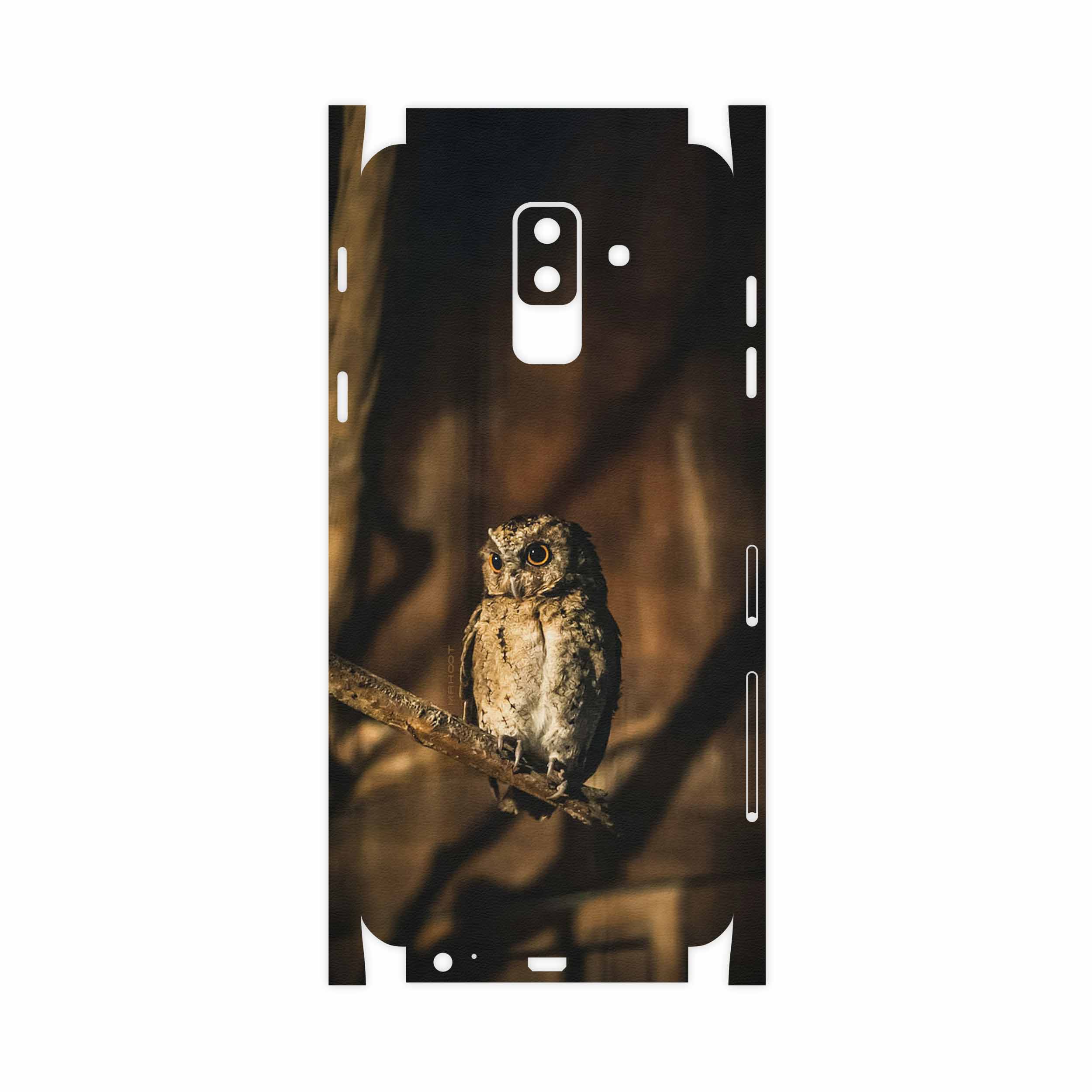 برچسب پوششی ماهوت مدل Owl-FullSkin مناسب برای گوشی موبایل سامسونگ Galaxy A6 Plus 2018