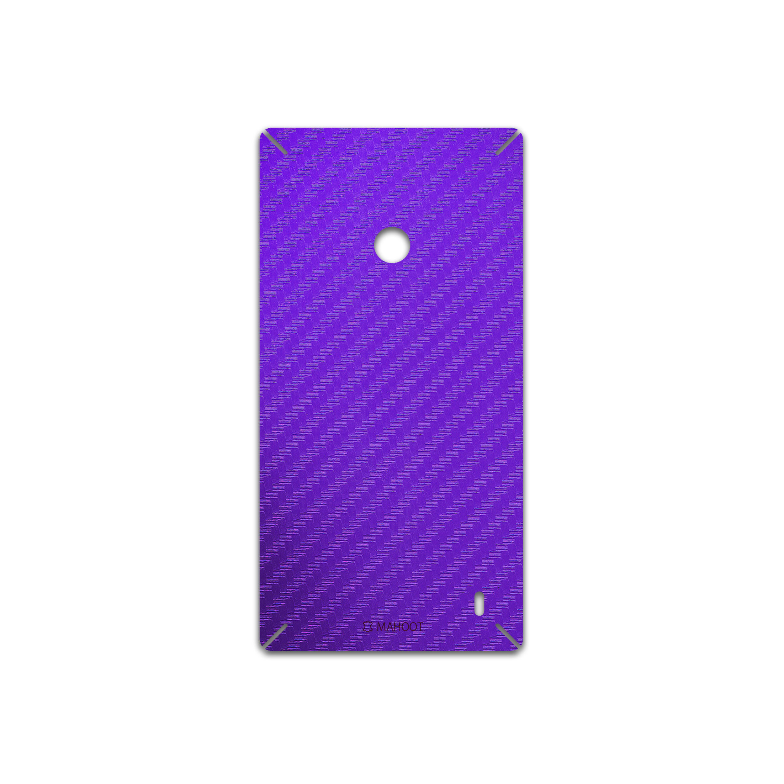 برچسب پوششی ماهوت مدل Purple-Fiber مناسب برای گوشی موبایل نوکیا Lumia 520