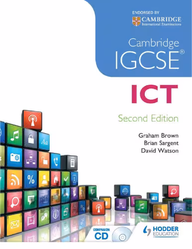 خرید و دانلود نسخه کامل کتاب Cambridge IGCSE ICT 2nd Edition