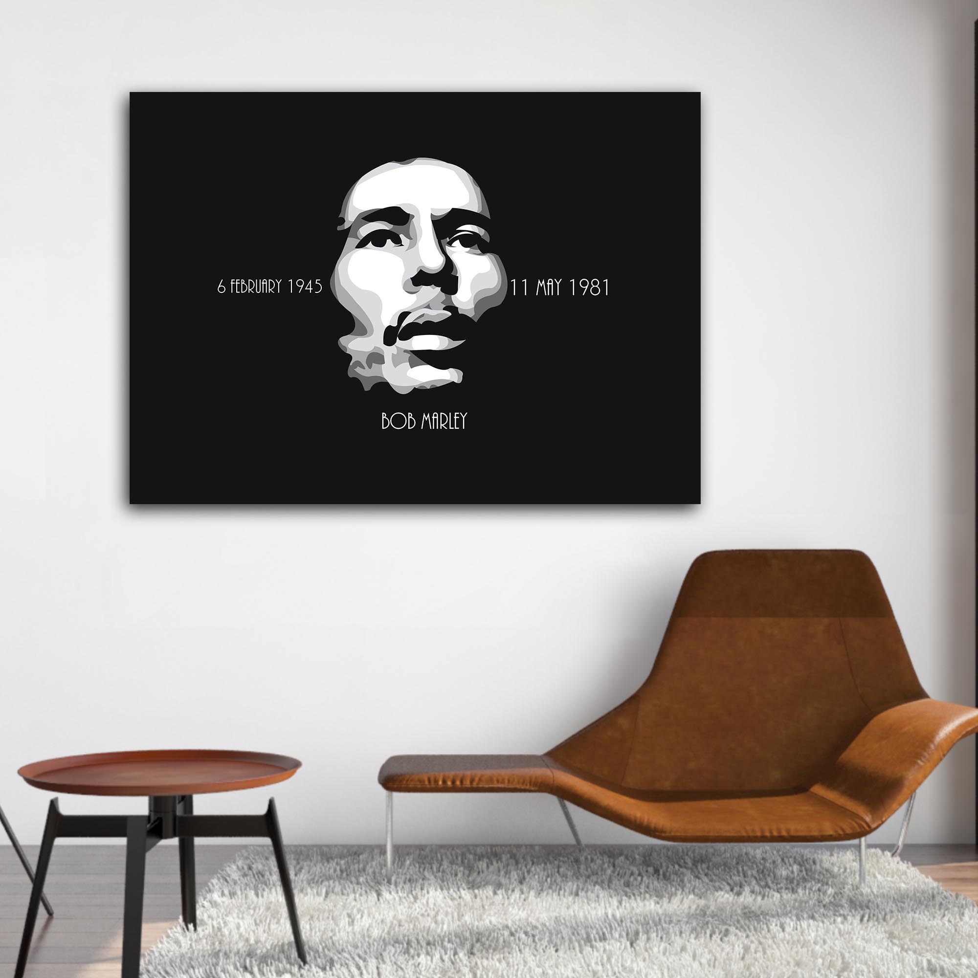 تابلو شاسی طرح باب مارلی Artist 0233