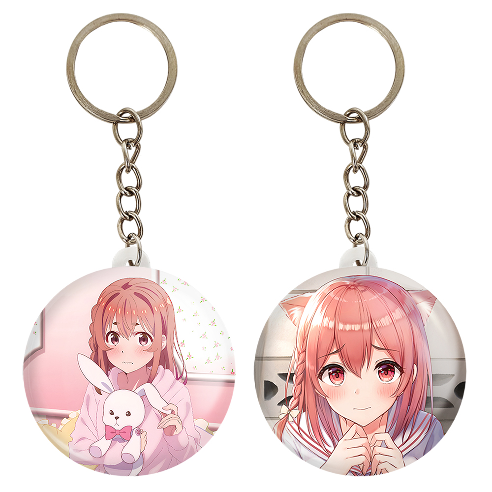 جاکلیدی خندالو مدل ساکوراساوا انیمه کانوجواوکاری کد 1816518168 مجموعه 2 عددی