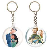 جاکلیدی خندالو مدل عاشقانه کد 18651871 مجموعه 2 عددی