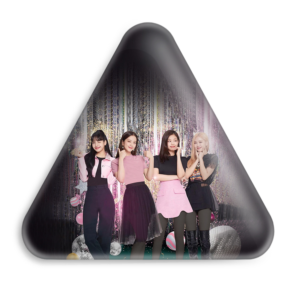 پیکسل خندالو طرح گروه موسیقی بلک پینک مدل مثلثی کد 3702
